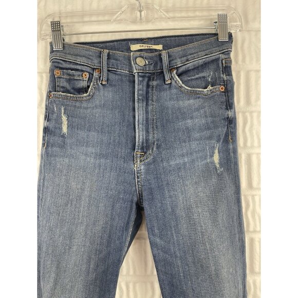 GRLFRND Jeans Size 24 Kendall You Me Against The World Wash Revolve - Picture 5 of 9
